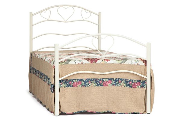Кровать односпальная ROXIE 90*200 см (Single bed), белый (White) в Тольятти - изображение