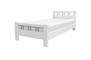 Односпальная кровать Вероника-3 (Белый Античный) 90х200 в Самаре