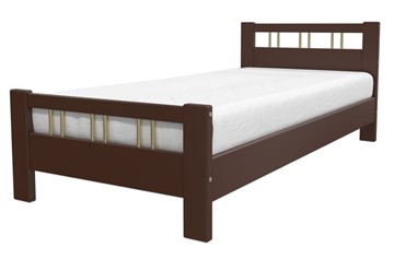 Кровать 1-спальная Вероника-3 (Орех) 90х200 в Самаре