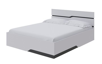 Кровать в спальню Wave Line 90х200, Белый-Черный в Самаре