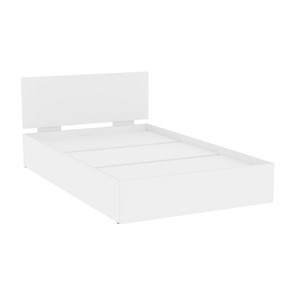 Кровать полутороспальная Алиса (L10) Белый, с основанием в Сызрани