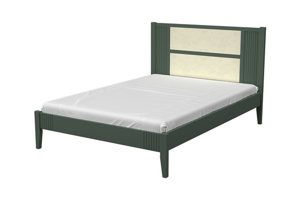 Полутороспальная кровать Бетти из массива сосны (Оливковый) 140х200 в Самаре - изображение