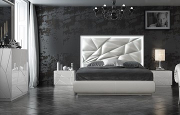 Кровать полутороспальная FRANCO KIU 1242 с LED подсветкой изголовья (160х200) в Тольятти - предосмотр 5