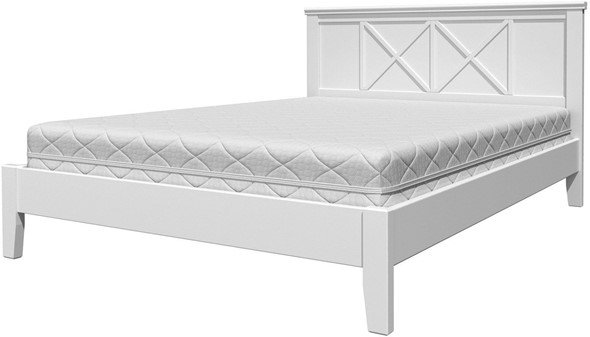 Кровать 1.5-спальная Грация-2 (Белый Античный) 140х200 в Самаре - изображение