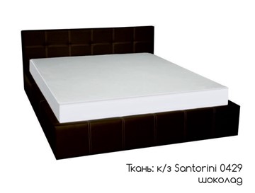 Полутороспальная кровать Грета 140х200 (шоколад) без основания в Сызрани