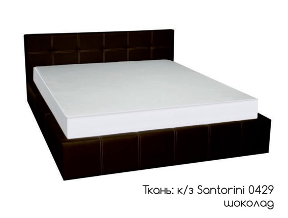 Полутороспальная кровать Грета 140х200 (шоколад) без основания в Самаре - изображение