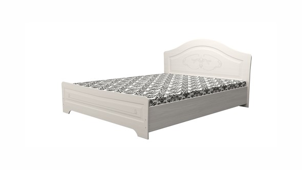 Кровать полутороспальная Ивушка-5 2000х1200, цвет Дуб беленый в Тольятти - изображение