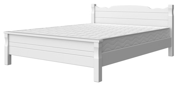 Кровать Мюнхен-4 (Белый античный) 160х200 в Самаре - изображение