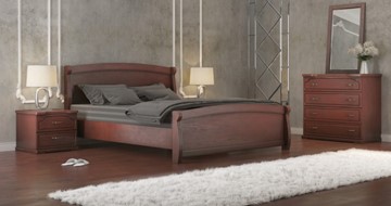 Спальная кровать СВ-Стиль Магнат 160*200 с основанием в Самаре