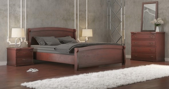Спальная кровать Магнат 160*200 с основанием в Самаре - изображение