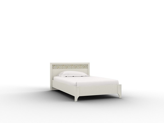 Полутороспальная кровать Twist  с основанием (Кр-03 1200) в Самаре - изображение