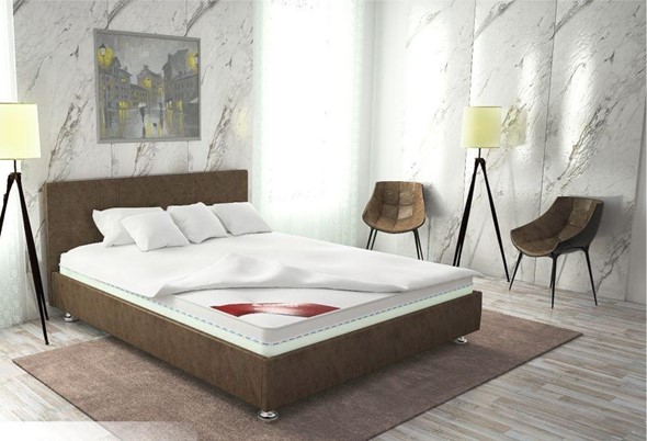Спальная кровать Вена 180х200 (с основанием) в Тольятти - изображение