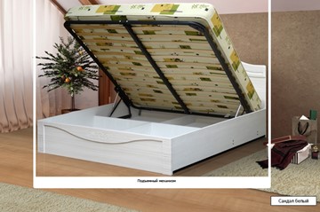Кровать с механизмом полуторная Ева-10 2000х1400 в Тольятти - предосмотр 1