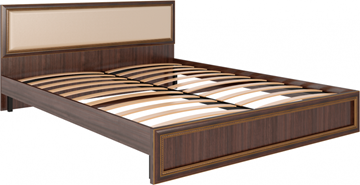 Кровать Беатрис М10 с мягким изголовьем (Орех Гепланкт) в Сызрани