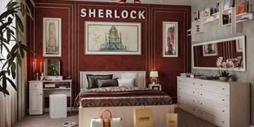 Гарнитур спальный Sherlock №5 в Самаре