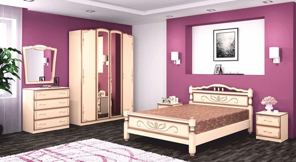 Спальный гарнитур Виктория (Лак) в Самаре - изображение