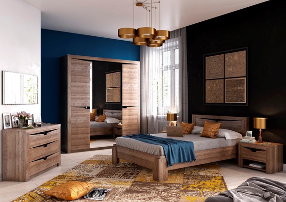 Модульная спальня Соренто, Дуб стирлинг в Тольятти - изображение