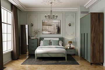 Модульная спальня Брента (Оливковый) в Тольятти - предосмотр
