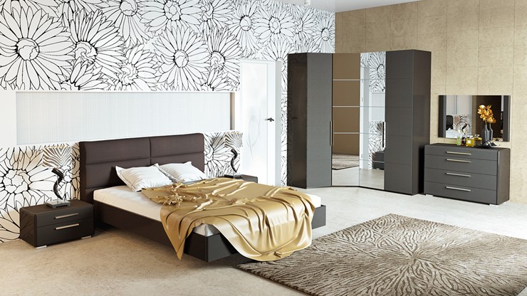 Гарнитур спальный Наоми №2, цвет Фон серый, Джут в Самаре - изображение 5