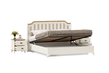 Спальный гарнитур Вилладжио, набор 4 (кровать 1800 с механизмом) в Тольятти - предосмотр 1