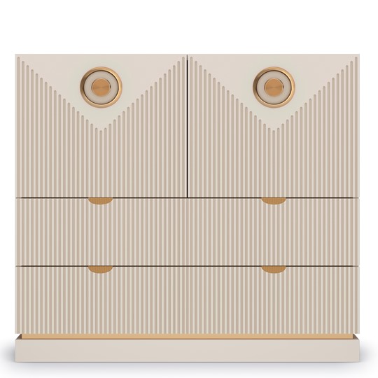 Комод в спальню Капри (Сатин) с ящиками в Сызрани - изображение 2