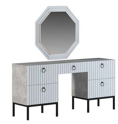 Косметический стол с зеркалом Бержер, Б 2.0.6 в Тольятти - изображение