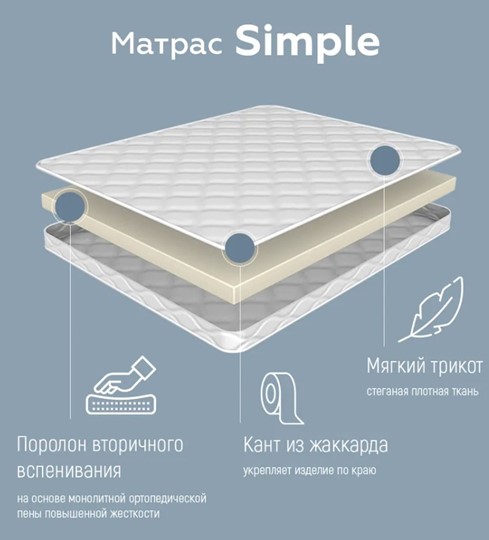 Матрас Simple 10 в Сызрани - изображение 1