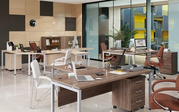 Офисный набор мебели Xten S 1 - один стол с приставным брифингом в Тольятти - предосмотр