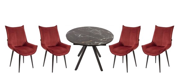 Обеденный набор стол Олимп, 4 стула Осло в Самаре - изображение