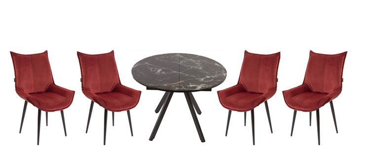 Обеденный набор стол Олимп, 4 стула Осло в Самаре - изображение