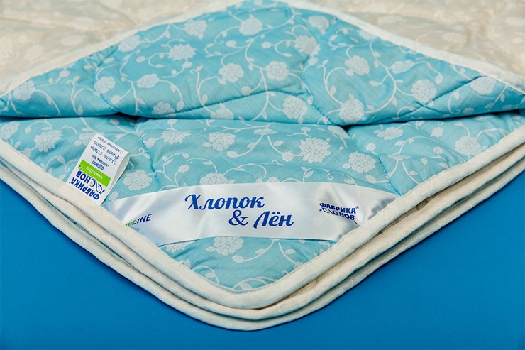 Одеяло легкое полутороспальное Хлопок &  Лен в Сызрани - изображение 1