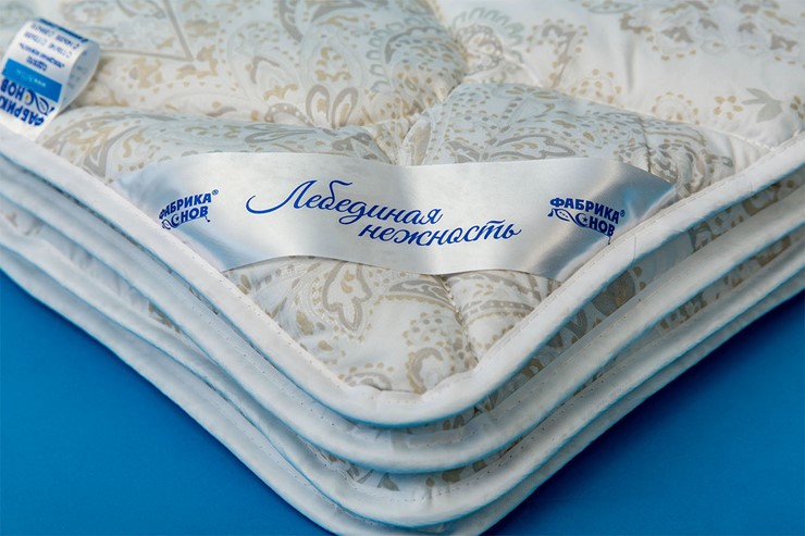 Одеяло всесезонное полутороспальное Лебединая нежность в Тольятти - изображение 1