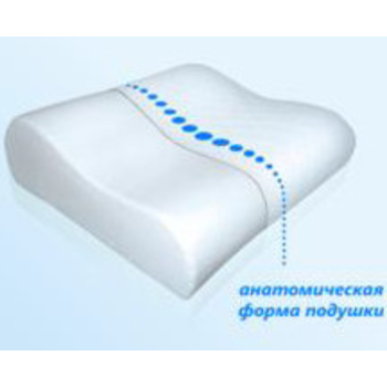 Подушка ортопедическая L Память 50х42 в Тольятти - изображение