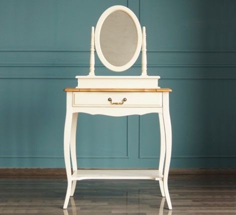 Туалетный стол Leontina с зеркалом (ST9321) Бежевый в Самаре - изображение