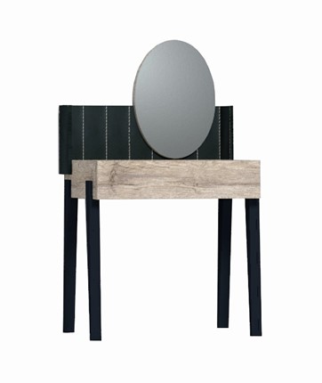 Столик туалетный Nature 43, Гаскон Пайн-Черный в Самаре - изображение