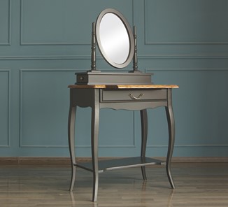 Туалетный столик Leontina с зеркалом (ST9321BLK) Черный в Самаре - предосмотр 4