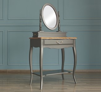 Туалетный столик Leontina с зеркалом (ST9321BLK) Черный в Самаре - предосмотр 2