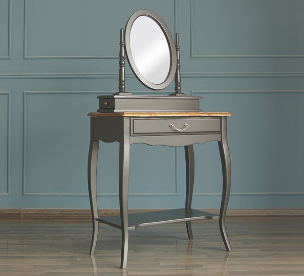 Туалетный столик Leontina с зеркалом (ST9321BLK) Черный в Самаре - изображение 2