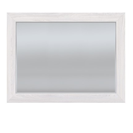 Зеркало ПАРМА НЕО,  ясень анкор светлый /  экокожа polo белая в Самаре - изображение