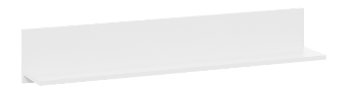 Полка настенная открытая Агата Исп.2 (Белый Ясень) в Самаре - изображение 1