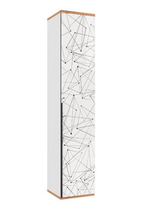 Шкаф одностворчатый Урбан 528.040, белый в Тольятти - изображение