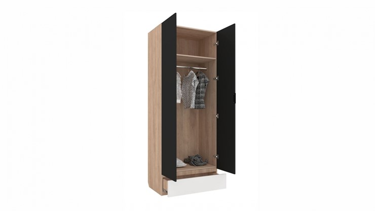 Детский шкаф Юниор-4 2х-дверный для одежды в Самаре - изображение 1