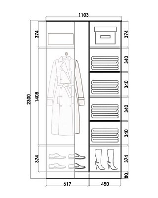 Шкаф-купе угловой Хит-У-23-4-77-18, Абстракция №2, Белый в Самаре - изображение 2