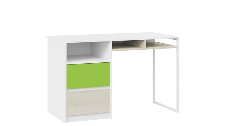 Письменный стол Сканди СМ-386.15.02-20 (Дуб Гарден, Белая, Зеленый) в Самаре - изображение 2