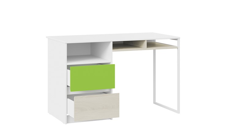 Письменный стол Сканди СМ-386.15.02-20 (Дуб Гарден, Белая, Зеленый) в Самаре - изображение 3