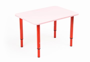 Растущий стол Кузя (Розовый,Красный) в Самаре - предосмотр