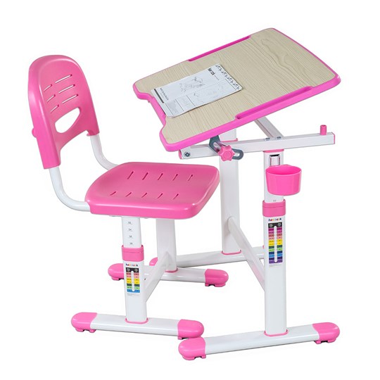 Растущая парта + стул Piccolino II Pink в Самаре - изображение 3