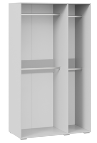 Шкаф 3-створчатый с зеркалом Нео (Белый) в Самаре - предосмотр 1