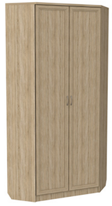 Распашной шкаф 401 угловой со штангой, цвет Дуб Сонома в Самаре - предосмотр