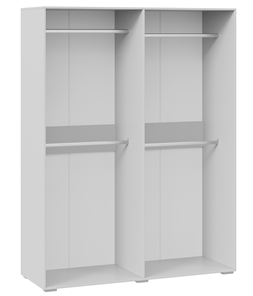 Шкаф 4-створчатый с зеркалом Нео (Белый) в Самаре - предосмотр 1